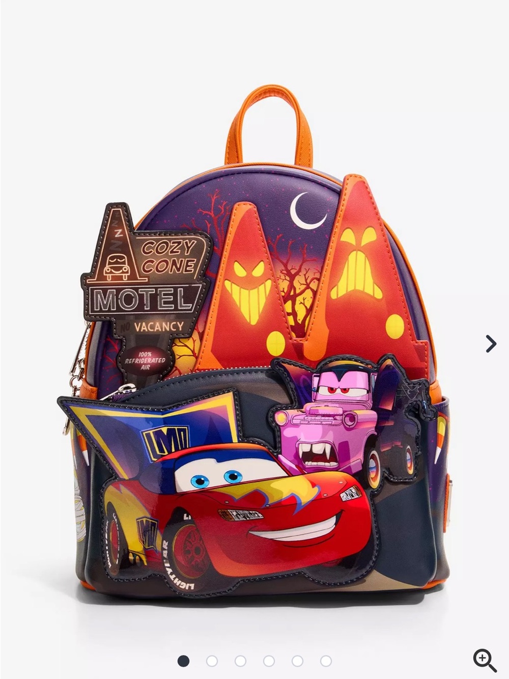 Loungefly Disney Pixar Cars Halloween Costumes Glow-in-the-Dark Mini Backpack